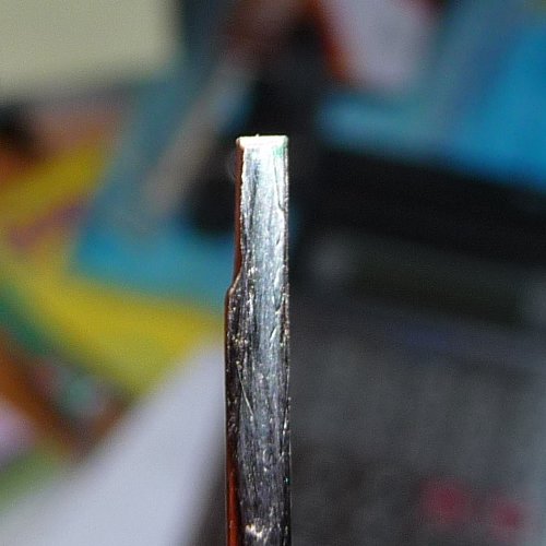 5mm flat sanded into front end of tail boom 5mm flat sanded into front end of tail boom