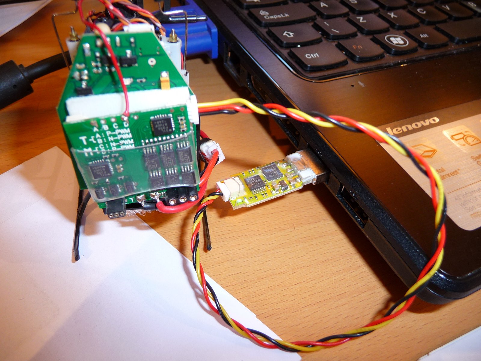 Then connect toolstick to USB port in computer